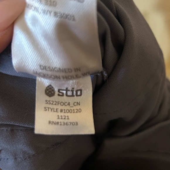 STIO women’s pants blue/gray 4 excellent - Picture 6 of 6